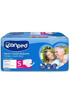 Canped Tekstil Yüzeyli Belbantlı Small 30 Adet - 1