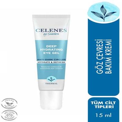 Celenes By Sweden Derinlemesine Nemlendiren Göz Çevresi Bakım Jeli 15 ml - 1