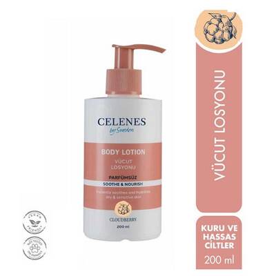 Celenes By Sweden Parfümsüz Vücut Losyonu 200 ml - 1