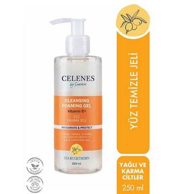 Celenes by Sweden Sea Buckthorn Temizleme Jeli 250 ml - Yağlı ve Karma Ciltler - 1