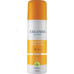 Celenes Herbal Sunscreen SPF30+ Güneş Koruyucu Losyon Sprey 150 ml