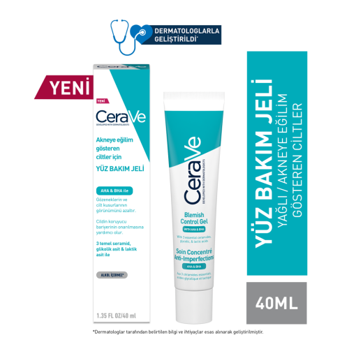 Cerave Akneye Eğilimli Ciltler İçin Yüz Bakım Jeli 40 ml - 1