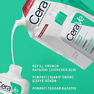 Cerave Foaming Cleanser Refill Dökme Poşet Normal ve Yağlıya Dönük Ciltler İçin Köpüren Temizleyici 473ml - 2