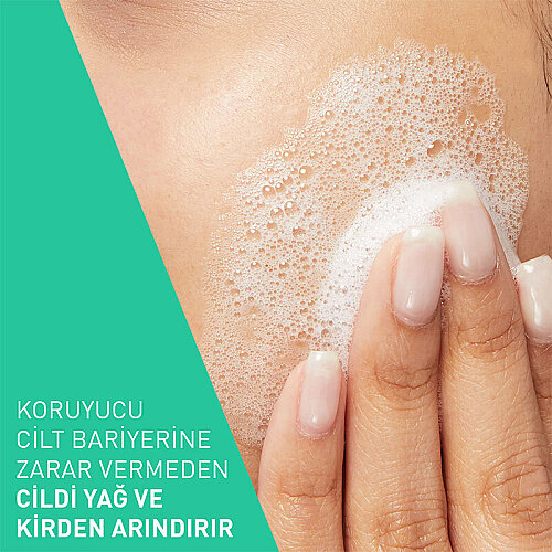 Cerave Foaming Cleanser Refill Dökme Poşet Normal ve Yağlıya Dönük Ciltler İçin Köpüren Temizleyici 473ml - 3