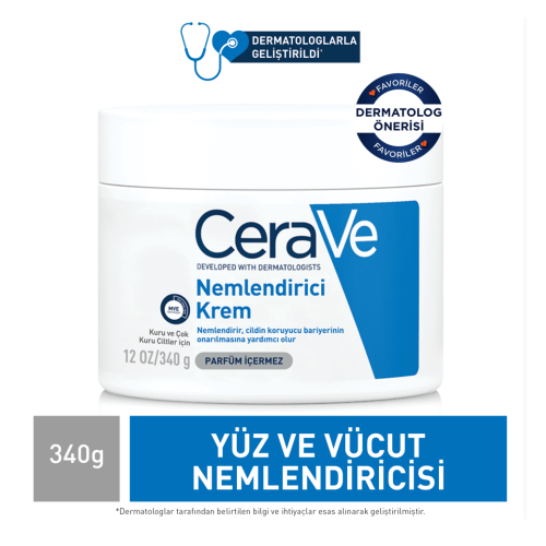 CeraVe Moisturising Cream 340 gr Nemlendirici Bakım Kremi - 1