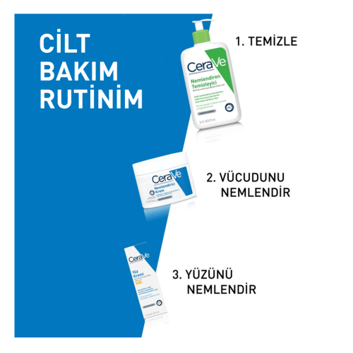 CeraVe Moisturising Cream 340 gr Nemlendirici Bakım Kremi - 6