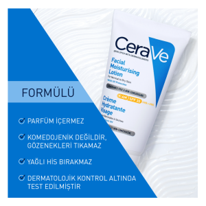 Cerave Nemlendirici Yüz Kremi SPF30 52 ml - 2