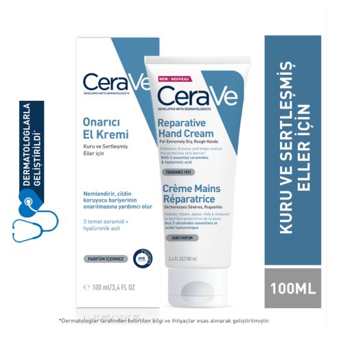 Cerave Onarıcı El Kremi 100 ml - 1