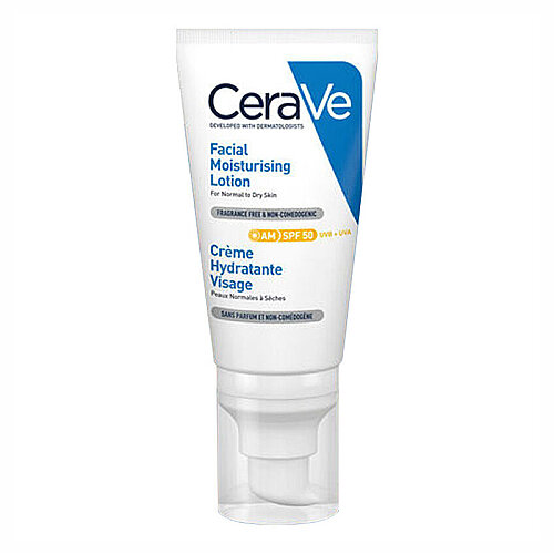 Cerave Yüz Nemlendirici Krem Normal ve Kuruya Dönük Ciltler İçin SPF50 52 ml - 1
