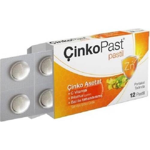 Çinkopast C Vitamini Ihlamur Bal Pastil 12'li - 1