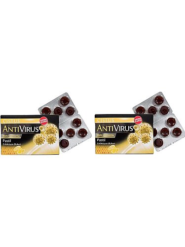 Cistus Antivirus Ballı Limonlu 10 Pastil 2 Adet - 1