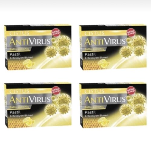 Cistus Antivirus Ballı Limonlu Pastil 10 Pastil 4 Adet - 1