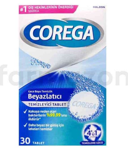 Corega Beyazlatıcı 30 Tablet - 1