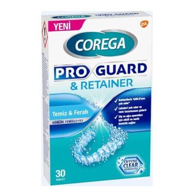 Corega Proguard & Retainer Temizleyici 30 Tablet - 1