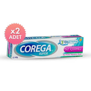 Corega Tat İçermez Yapıştırıcı Krem 2'li Avantaj Paketi