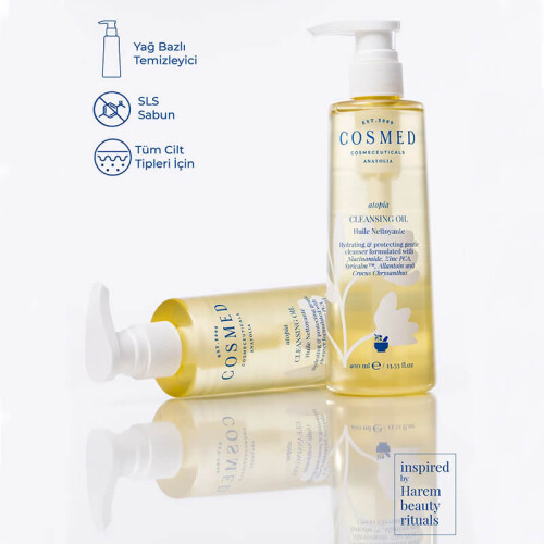 Cosmed Atopia Temizleme Yağı 400 ml - 2