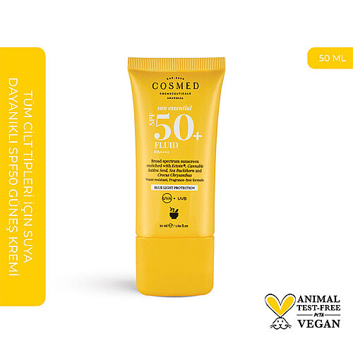 Cosmed Sun Essential 50 Faktör Güneş Kremi 50 ml - 3