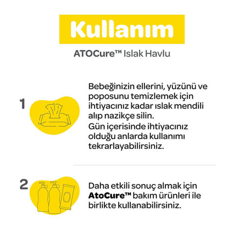 Dalin Care ATOCure ™ Islak Havlu 60’lı - 3