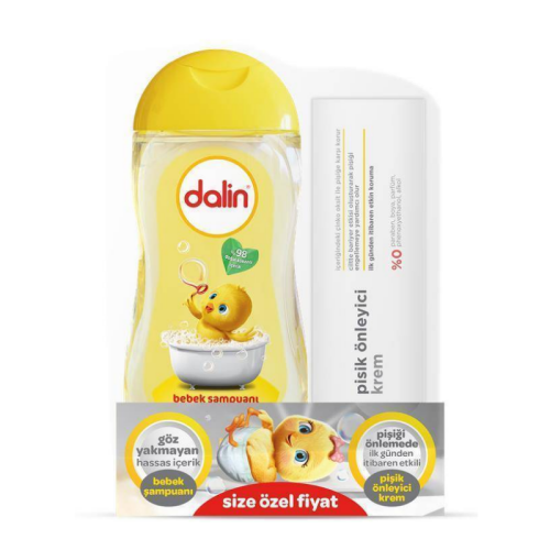 Dalin Şampuan 225 ml + Pişik Kremi 30 ml - 1