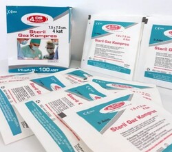 Damla Sağlık  Gaz Kompres 7.5x7.5 cm 5li 100 Adet