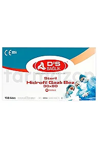 Damla Sağlık Hidrofil Gazlı Bez 30cm x 80cm  150'li Paket