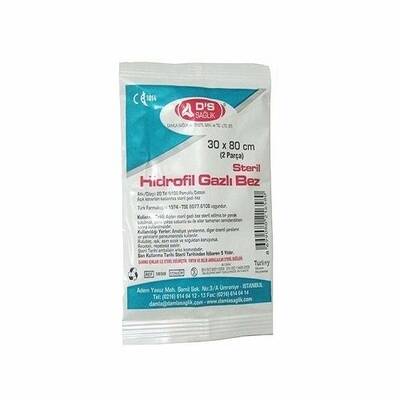 Damla Sağlık Hidrofil Gazlı Bez 30cm x 80cm 2li paket - 1