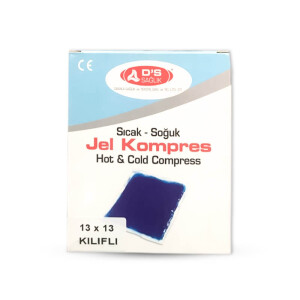 Damla Sağlık Plus Sıcak Soğuk Kompres Kılıflı 13x13 cm