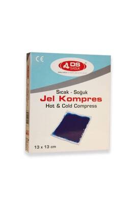 Damla Sağlık Sıcak Soğuk Kılıfsız Jel Kompres 13cm x 13cm - 1