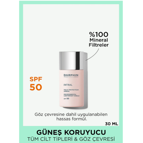 Darphin Intral Şeffaf Ten Renginde Cilt Bakım Kremi Spf 50 30 ml - 1