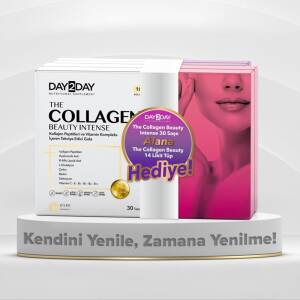 Day2day The Collagen Beauty Intense 30 Şase + The Colagen Beauty Likit Tüp 14'lü Hediye
