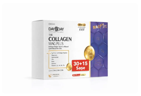 Day2day The Collagen Mag Plus 45 Saşe - %50 Daha Fazla