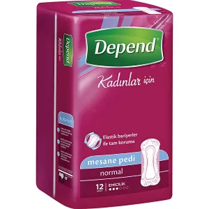 Depend Mesane Pedi Kadın Normal 12'li