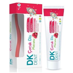Dermokil DK Dent 7 Ahududu Çocuk Diş Macunu 75 ml - Diş Fırçası Hediyeli