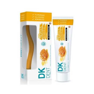 Dermokil DK Dent 7 Propolis Diş Macunu 75 ml - Diş Fırçası Hediyeli - 1