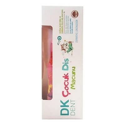 Dermokil DK Dent Kids Diş Macunu 50 ml + Diş Fırçası Hediyeli - Kız - 1