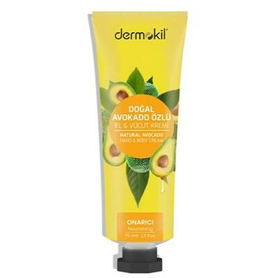 Dermokil Doğal Avakado Yağlı El Vücut Kremi 75ml - 1