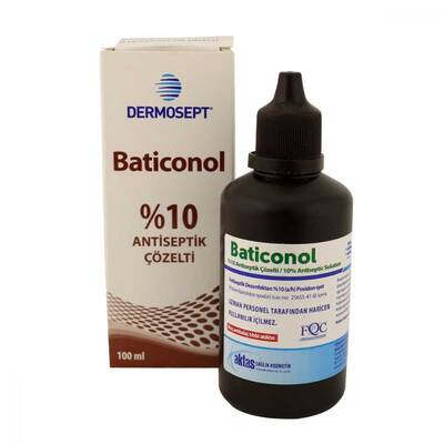 Dermosept Baticonol %10 Antiseptik Çözelti 100 ml - 1