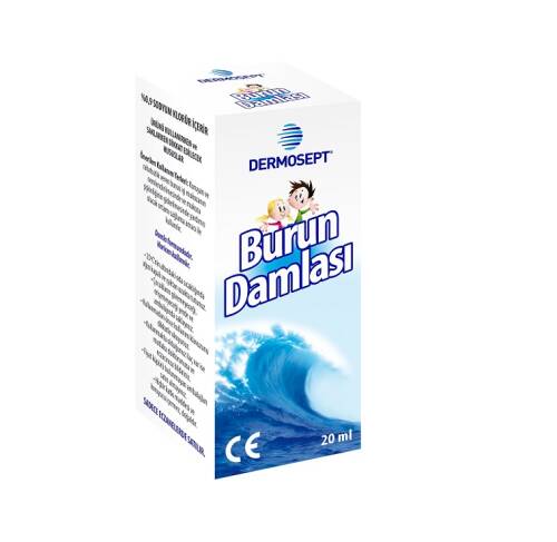 Dermosept Serum Fizyolojik Burun Damlası 20 ml - 1