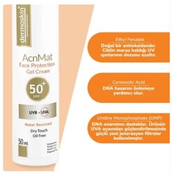 Dermoskin Acne Mat Face Protection Gel Cream Spf 50+ 50 ml - 2