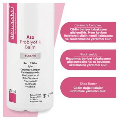 Dermoskin Ato Probiyotik Balm 230 ml - 2