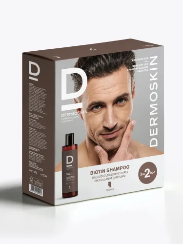 Dermoskin Avantajlı Paket Erkekler İçin Biotin Şampuan 3 Al 2 Öde - 1
