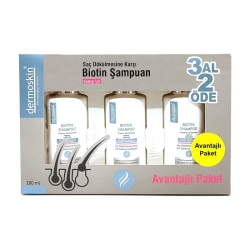 Dermoskin Avantajlı Paket Kadınlar İçin Biotin Şampuan 3 Al 2 Öde - Dermoskin