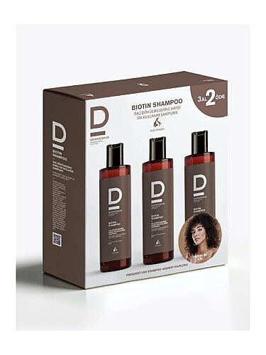 Dermoskin Avantajlı Paket Kadınlar İçin Biotin Şampuan 3 Al 2 Öde - 2