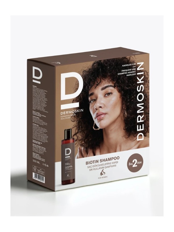 Dermoskin Avantajlı Paket Kadınlar İçin Biotin Şampuan 3 Al 2 Öde