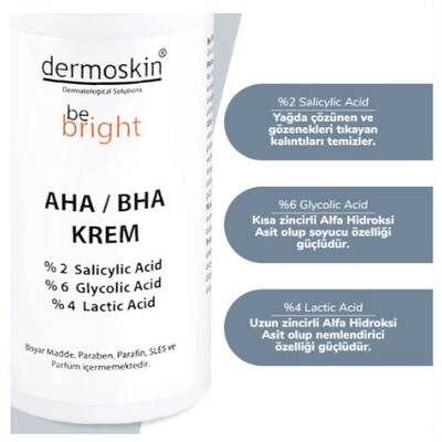Dermoskin Be Bright AHA/BHA Krem 33 ml - 2