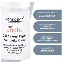 Dermoskin Be Bright Göz Çevresi Peptit Kompleks Krem 15 ml - 2