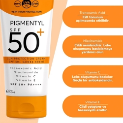 Dermoskin Be Bright Pigmentyl Güneş Kremi SPF50+ 75 ml - İkili Kofre - 2