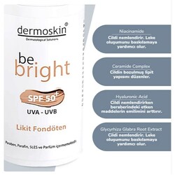 Dermoskin Be Bright SPF50+ Likit Fondöten Medium 33 ml - 2