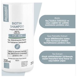 Dermoskin Biotin Shampoo Erkeklere Özel 200 ml - 2