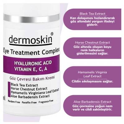 Dermoskin Göz Çevresi Bakım Kremi 15 ml - 2